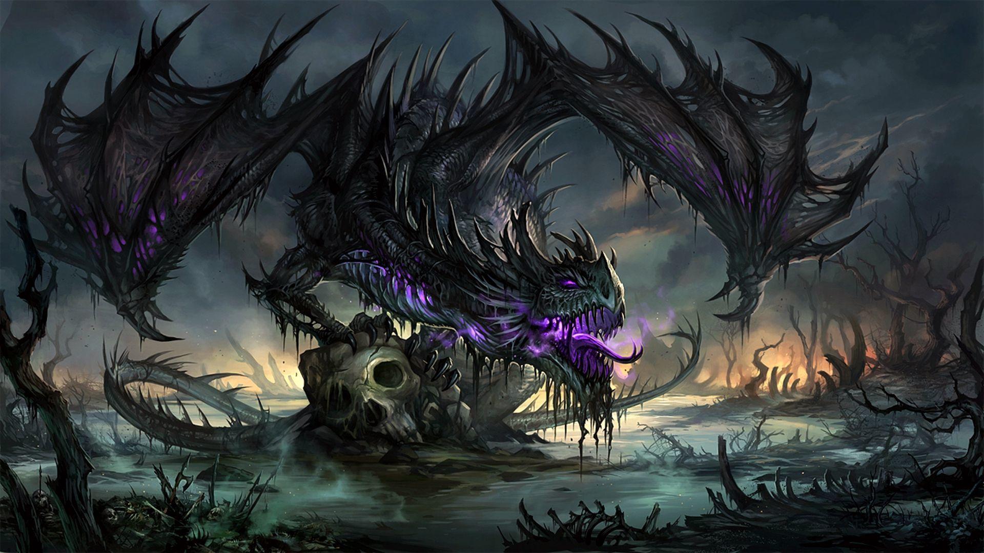 Purple Dragon Wallpapers