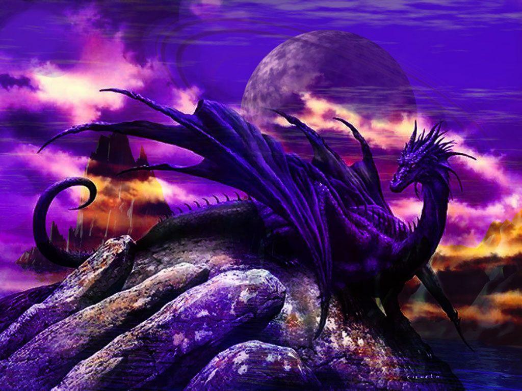 Purple Dragon Wallpapers