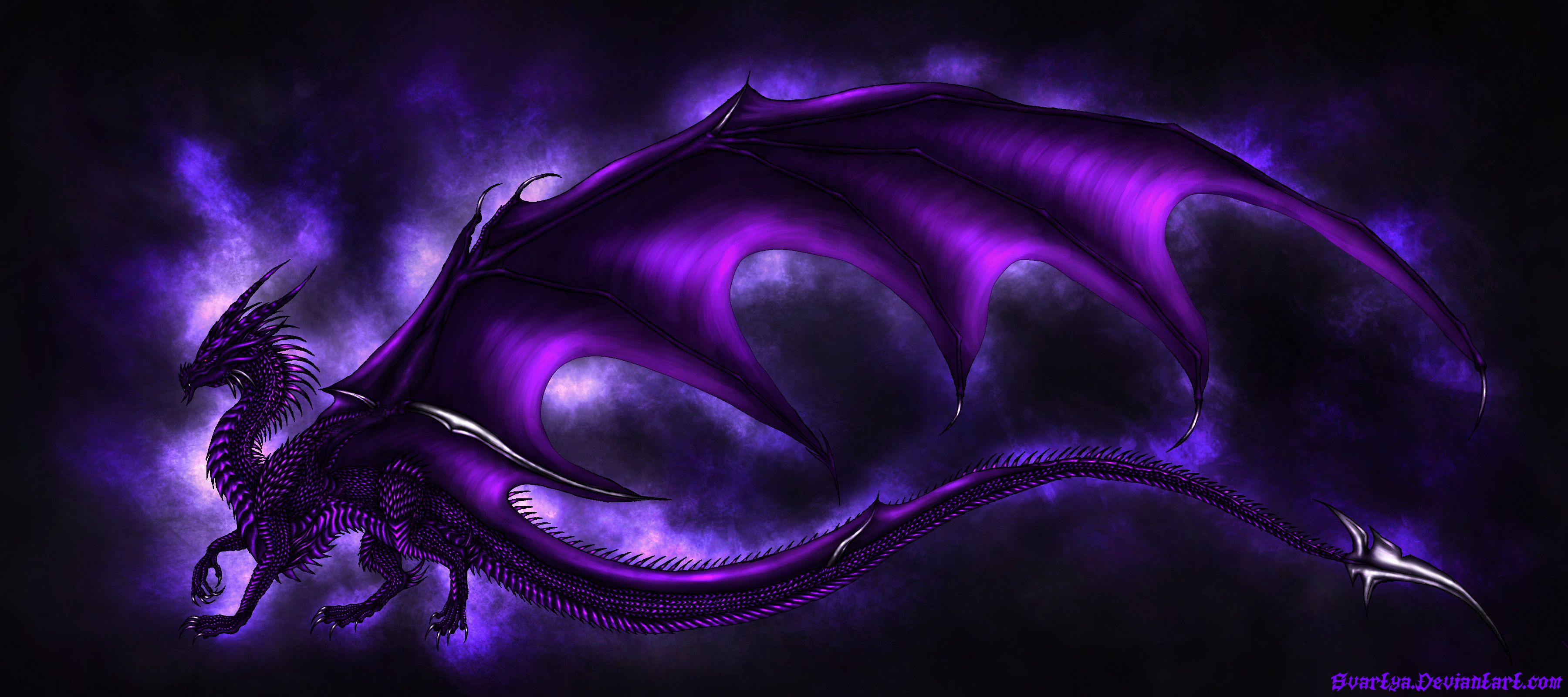 Purple Dragon Wallpapers