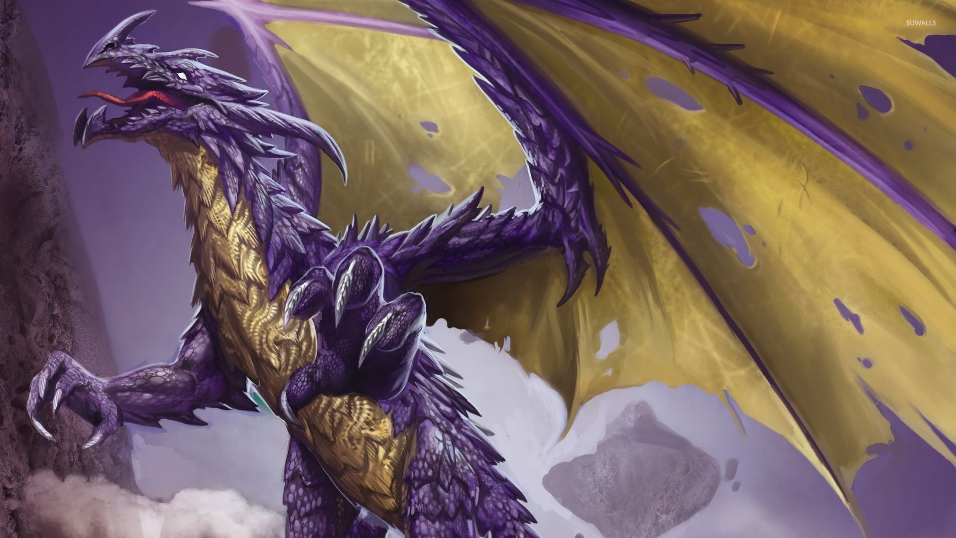 Purple Dragon Wallpapers