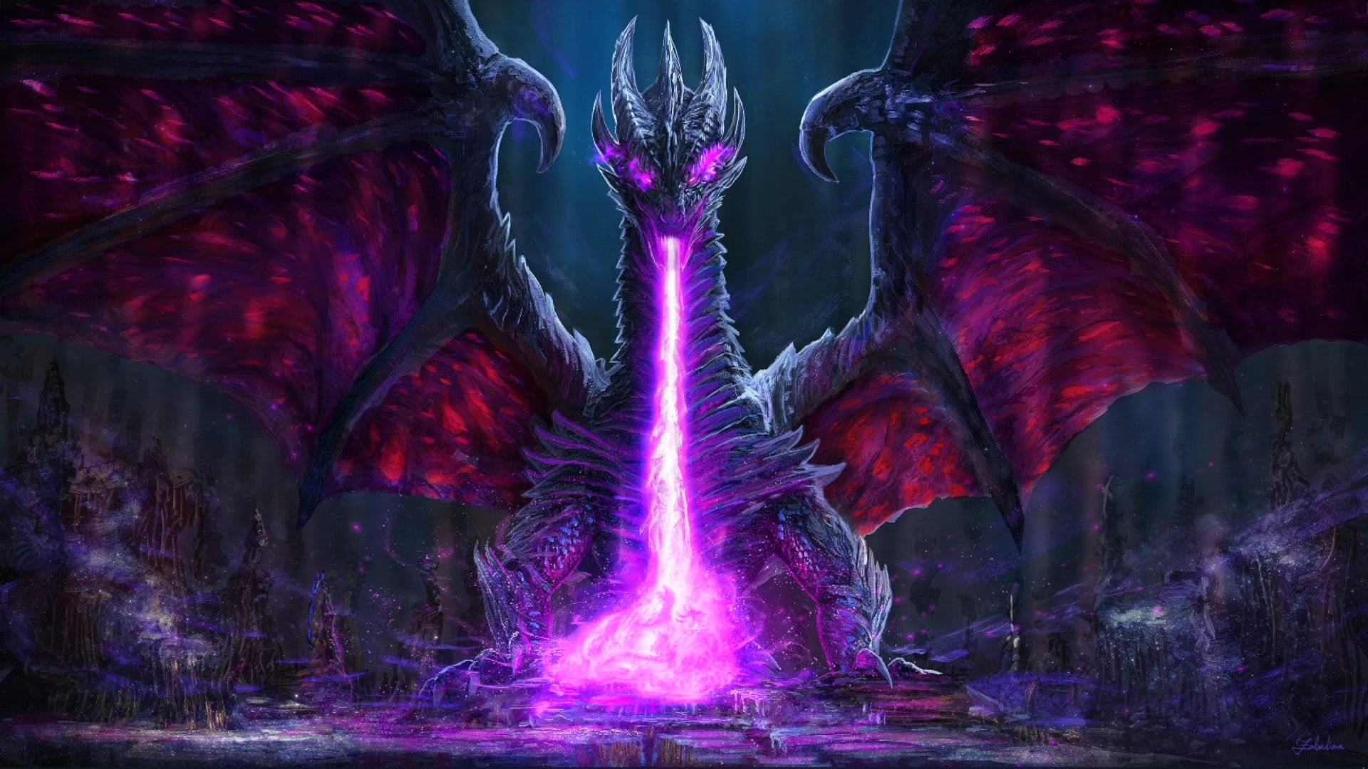 Purple Dragon Wallpapers