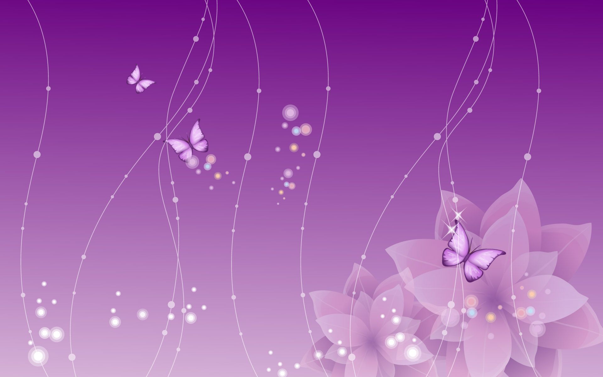 Purple Flower Desktop Wallpapers