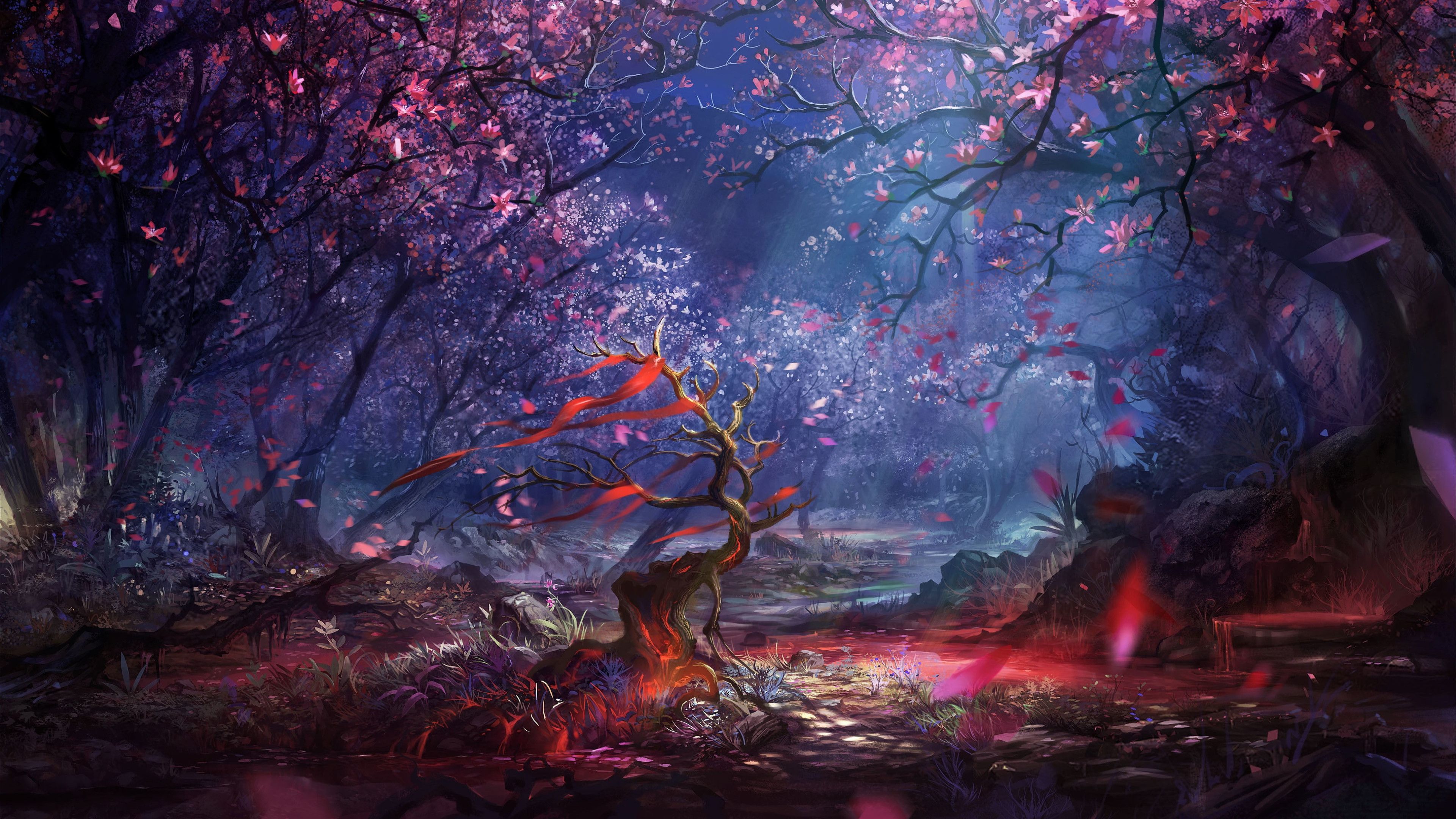 Purple Forest Wallpapers