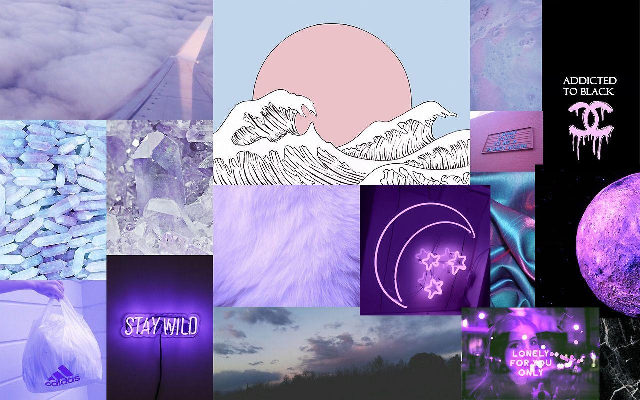 Purple Girl Aesthetic Wallpapers