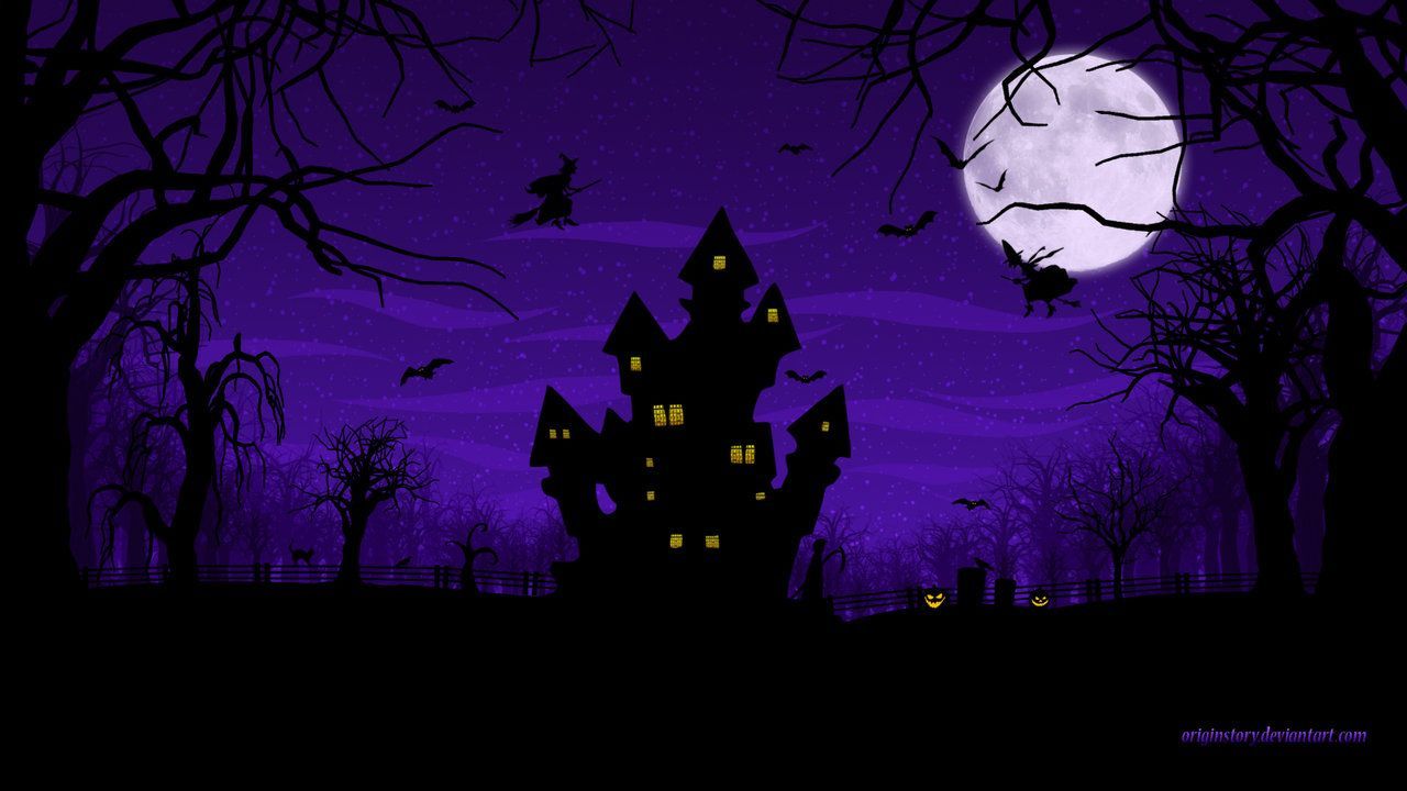 Purple Halloween Wallpapers