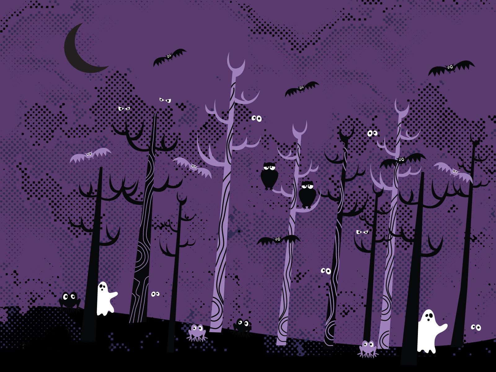 Purple Halloween Wallpapers