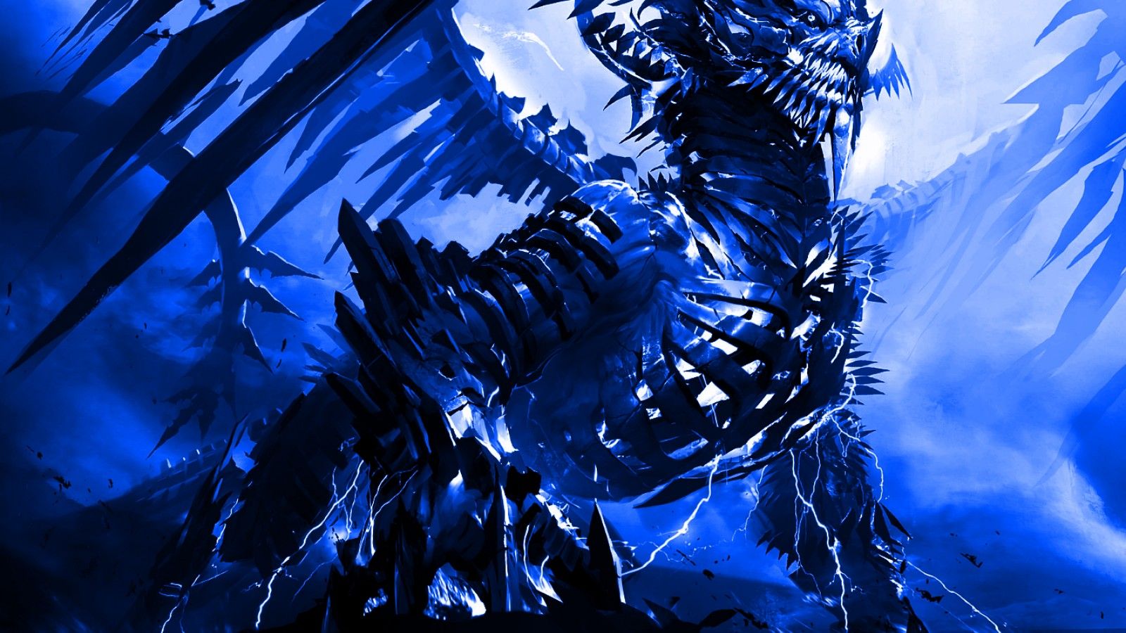 Purple Lightning Dragon Wallpapers