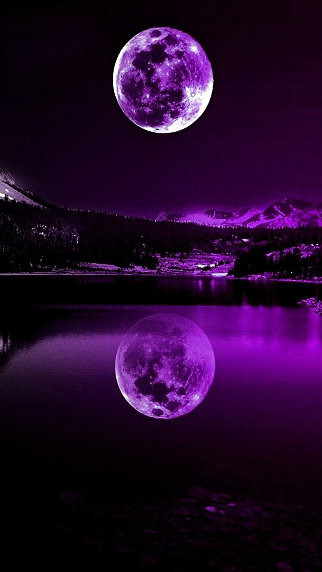 Purple Moon Wallpapers