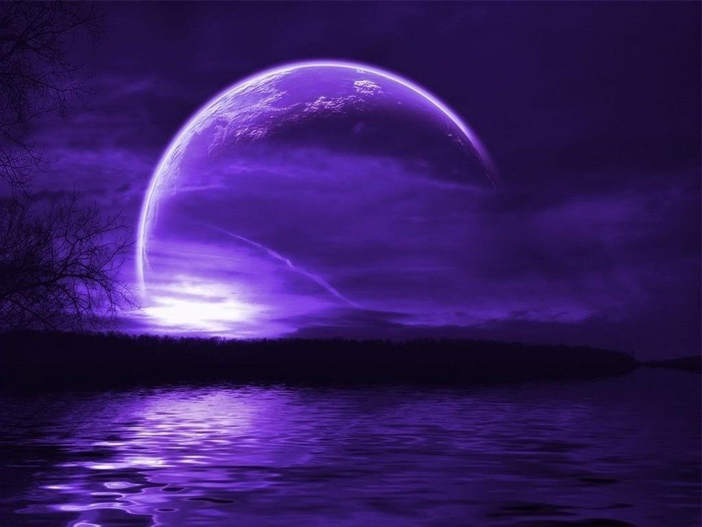 Purple Moonlight Download Wallpapers