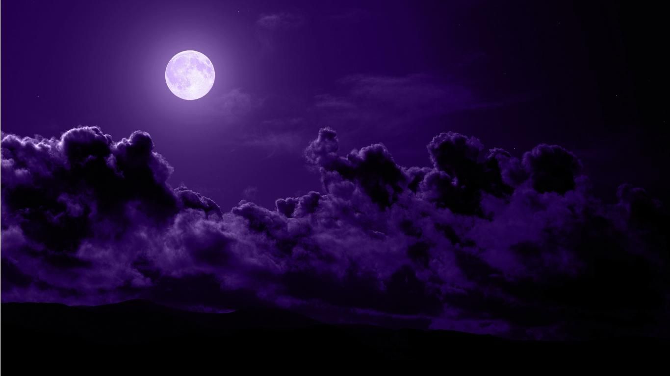 Purple Moonlight Download Wallpapers