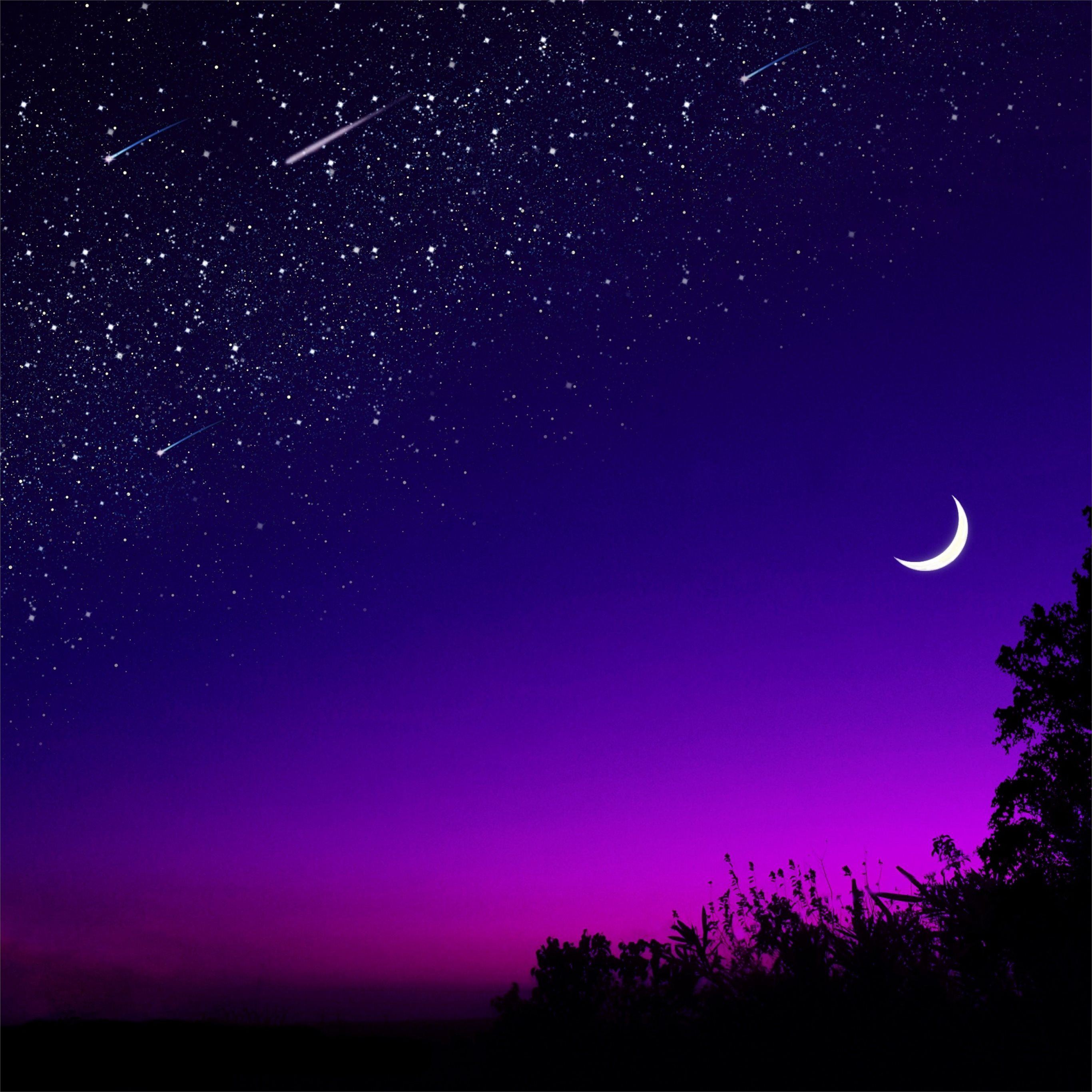 Purple Moonlight Download Wallpapers