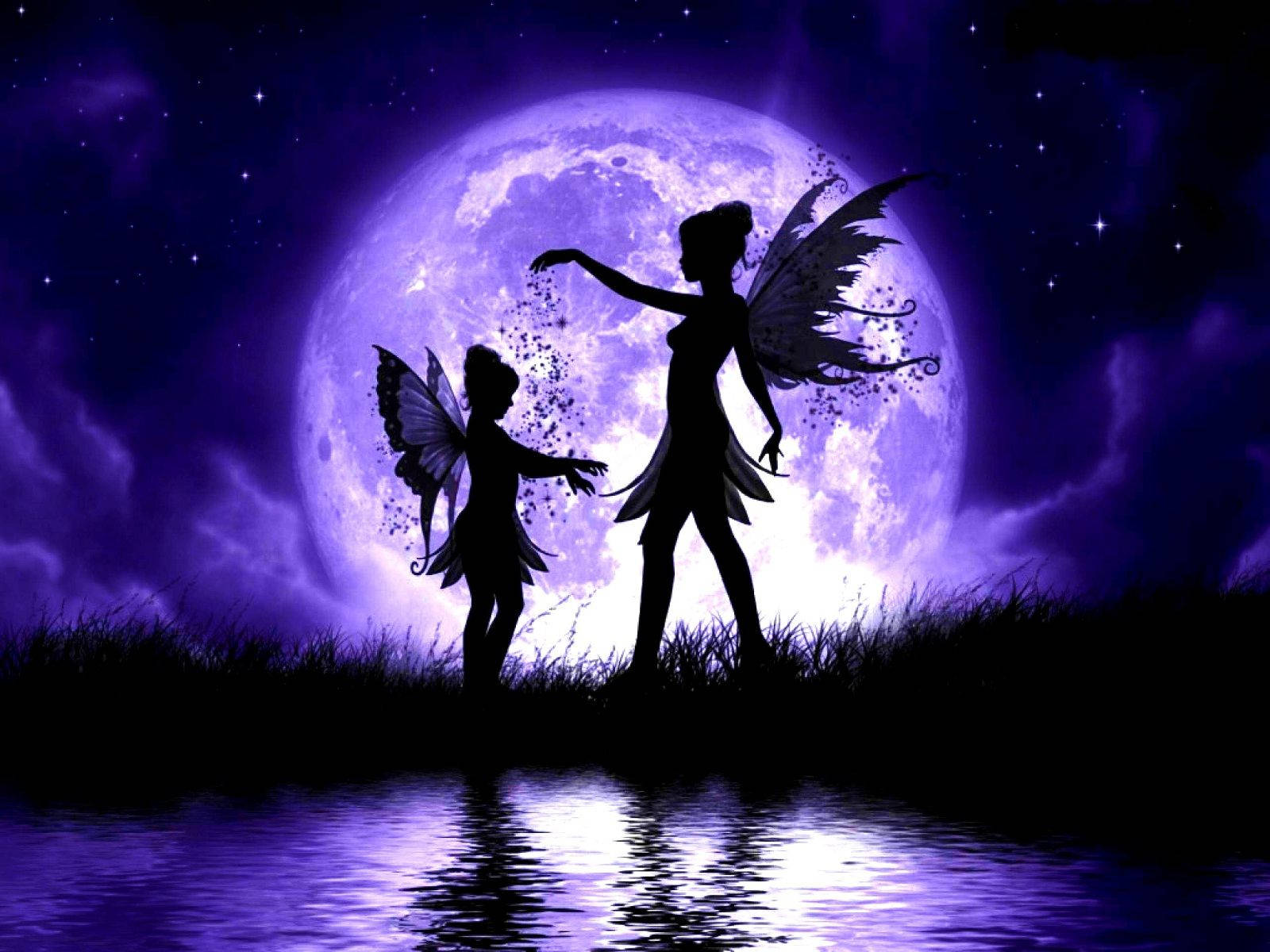 Purple Moonlight Download Wallpapers