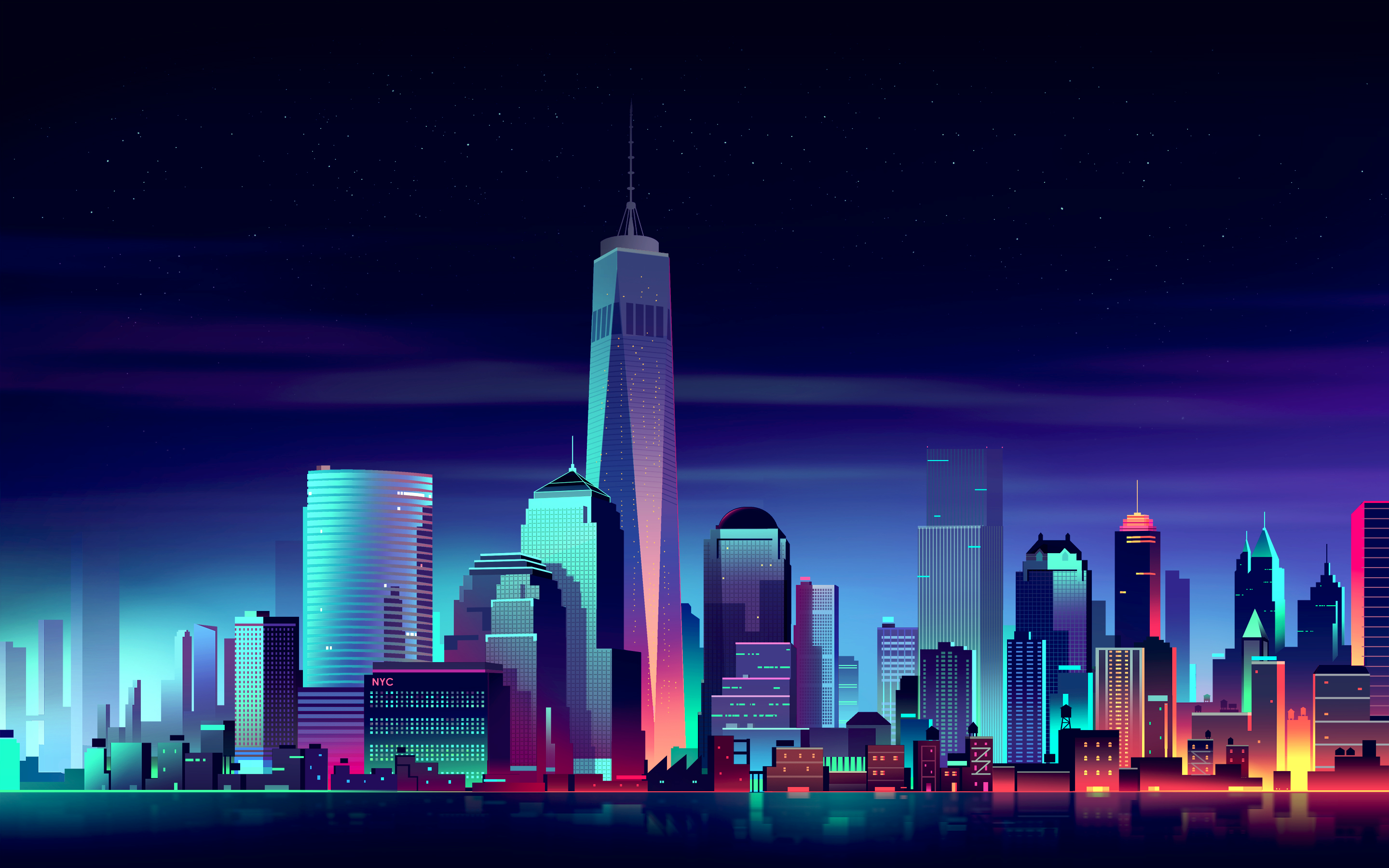 Purple New York Wallpapers