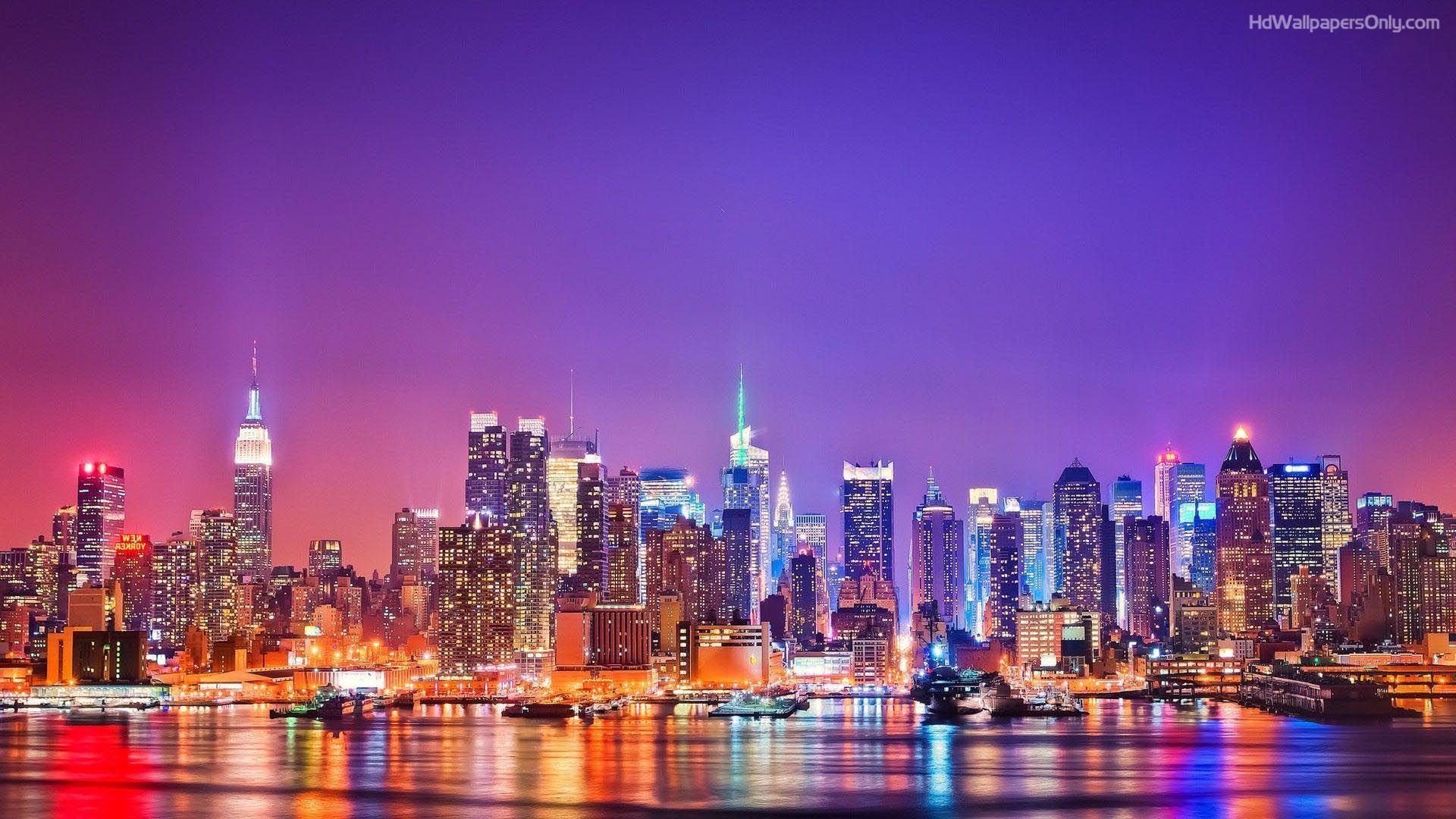 Purple New York Wallpapers