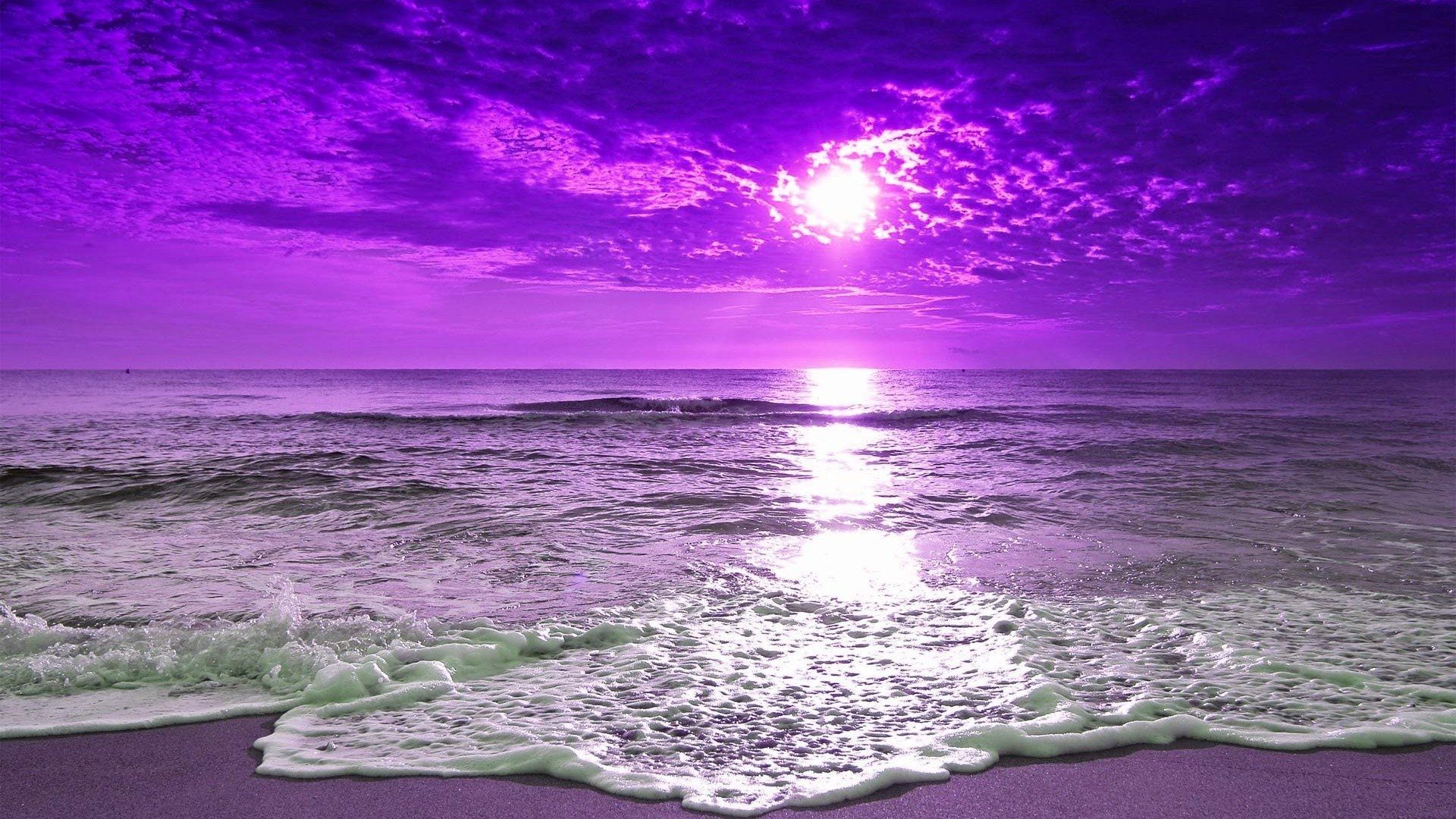 Purple Ocean Wallpapers