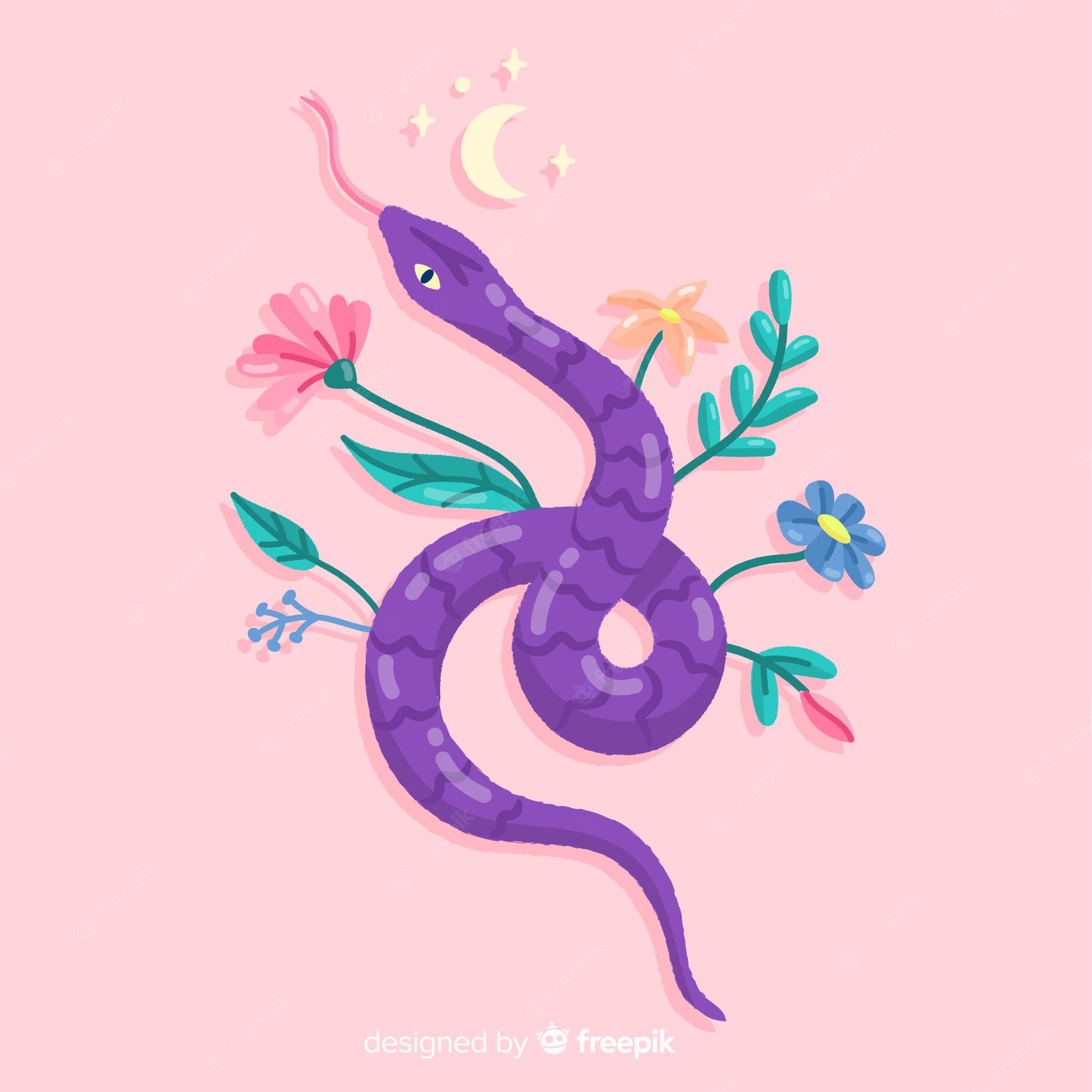 Purple Snake Wallpapers