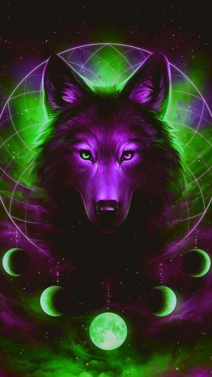 Purple Wolf Wallpapers