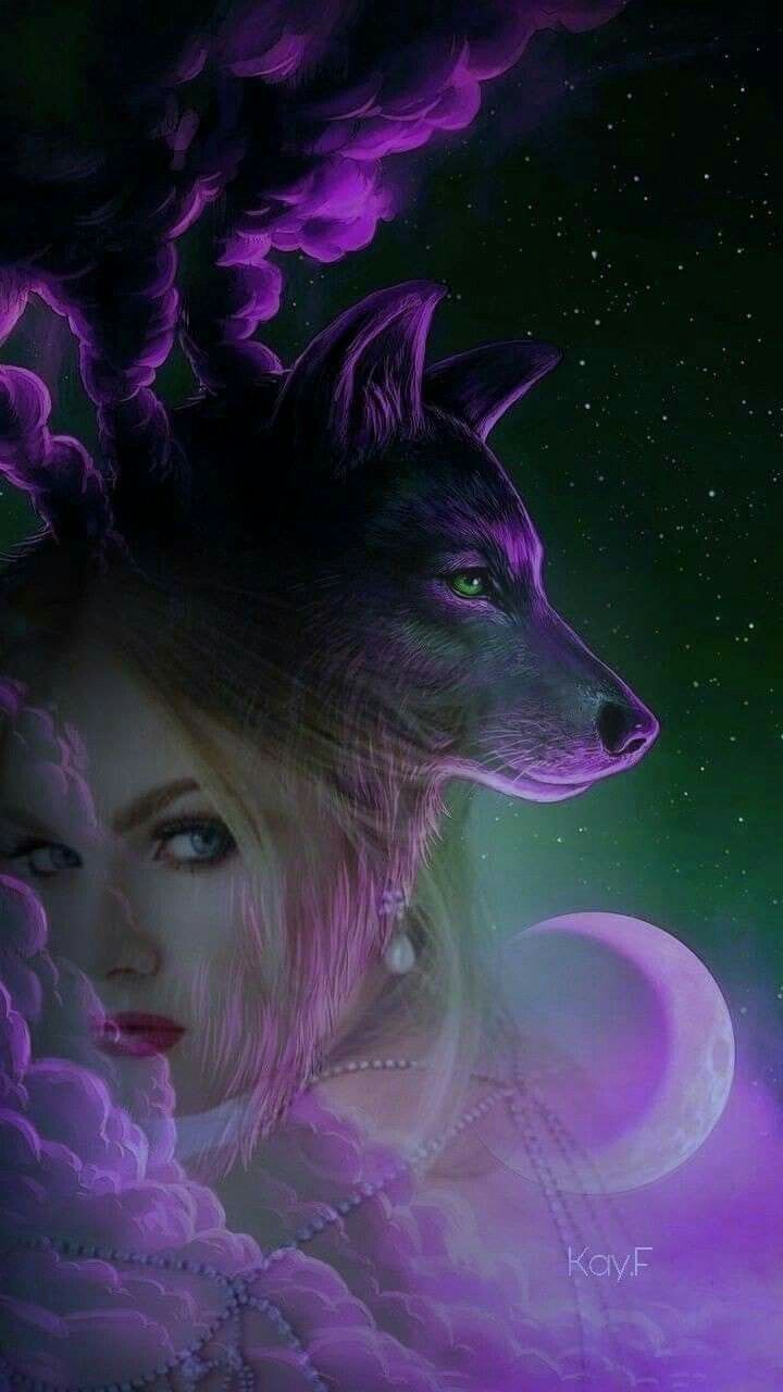 Purple Wolf Wallpapers