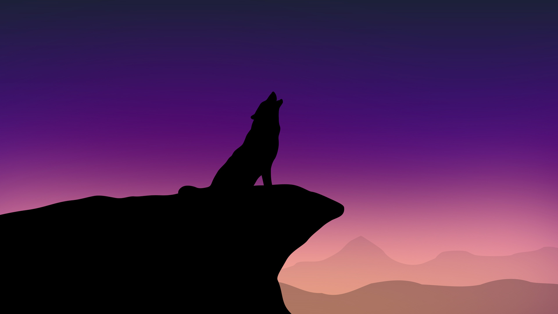 Purple Wolf Wallpapers