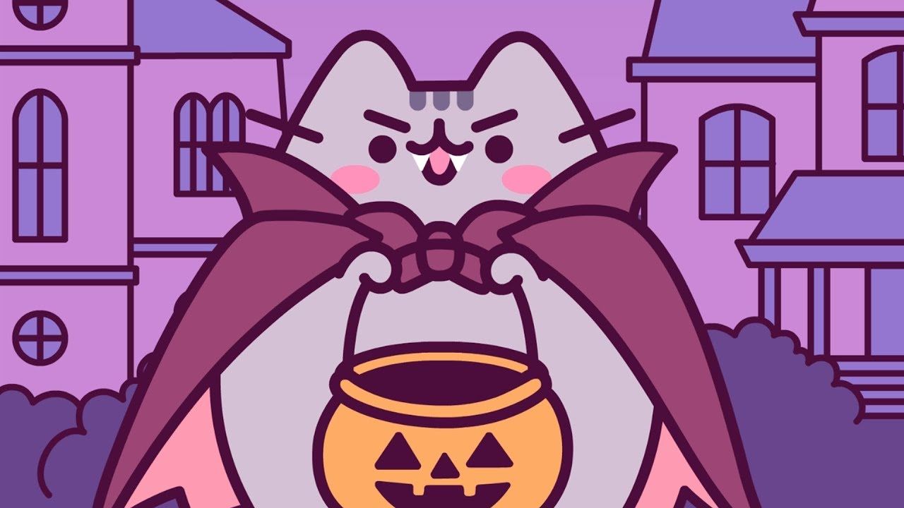 Pusheen Halloween Wallpapers