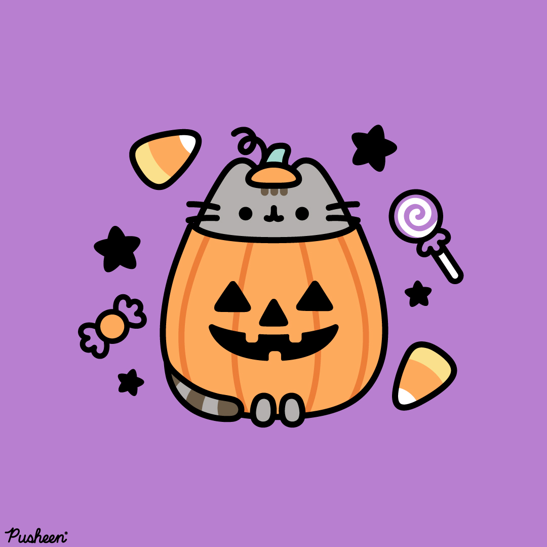 Pusheen Halloween Wallpapers