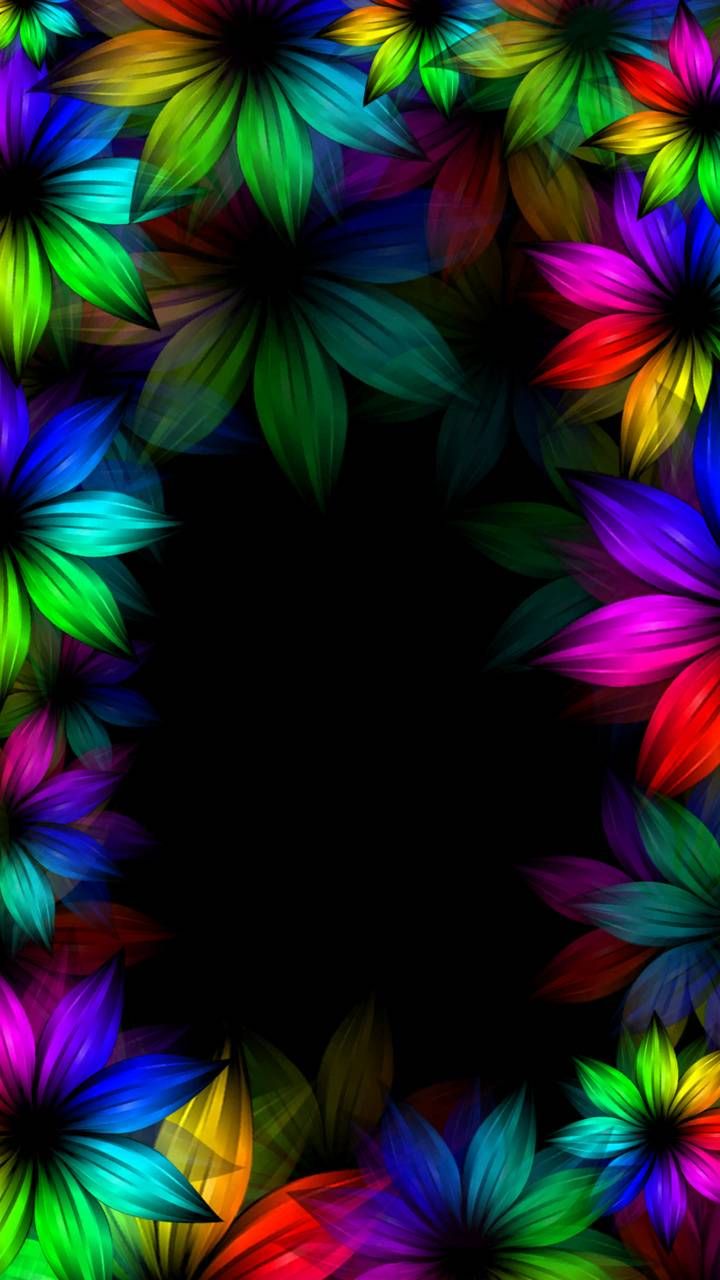 Rainbow Flowers Wallpapers