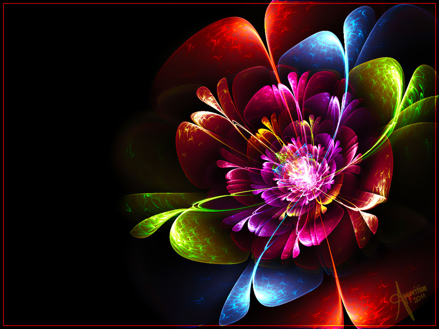 Rainbow Flowers Wallpapers