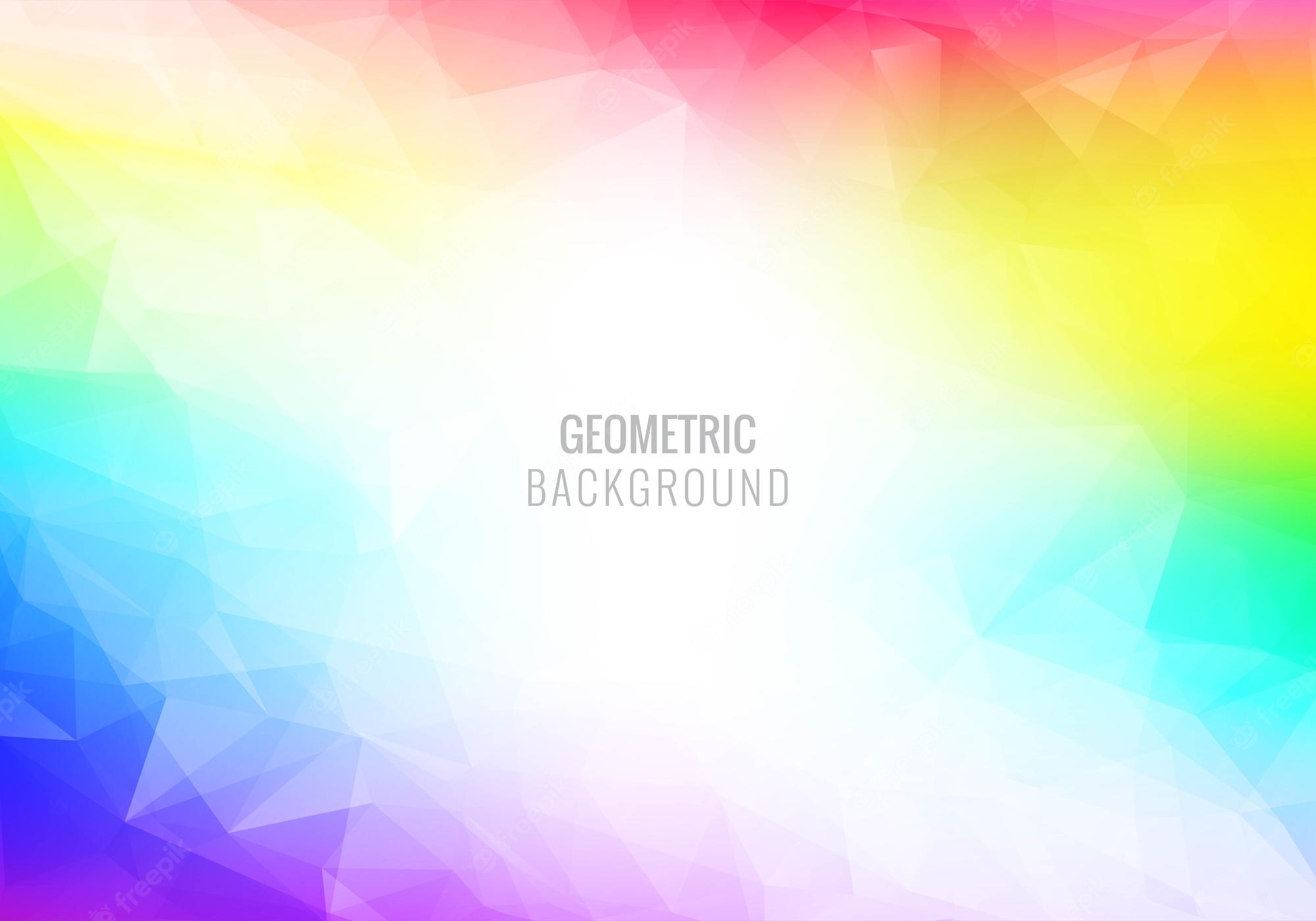 Rainbow Geometric Wallpapers