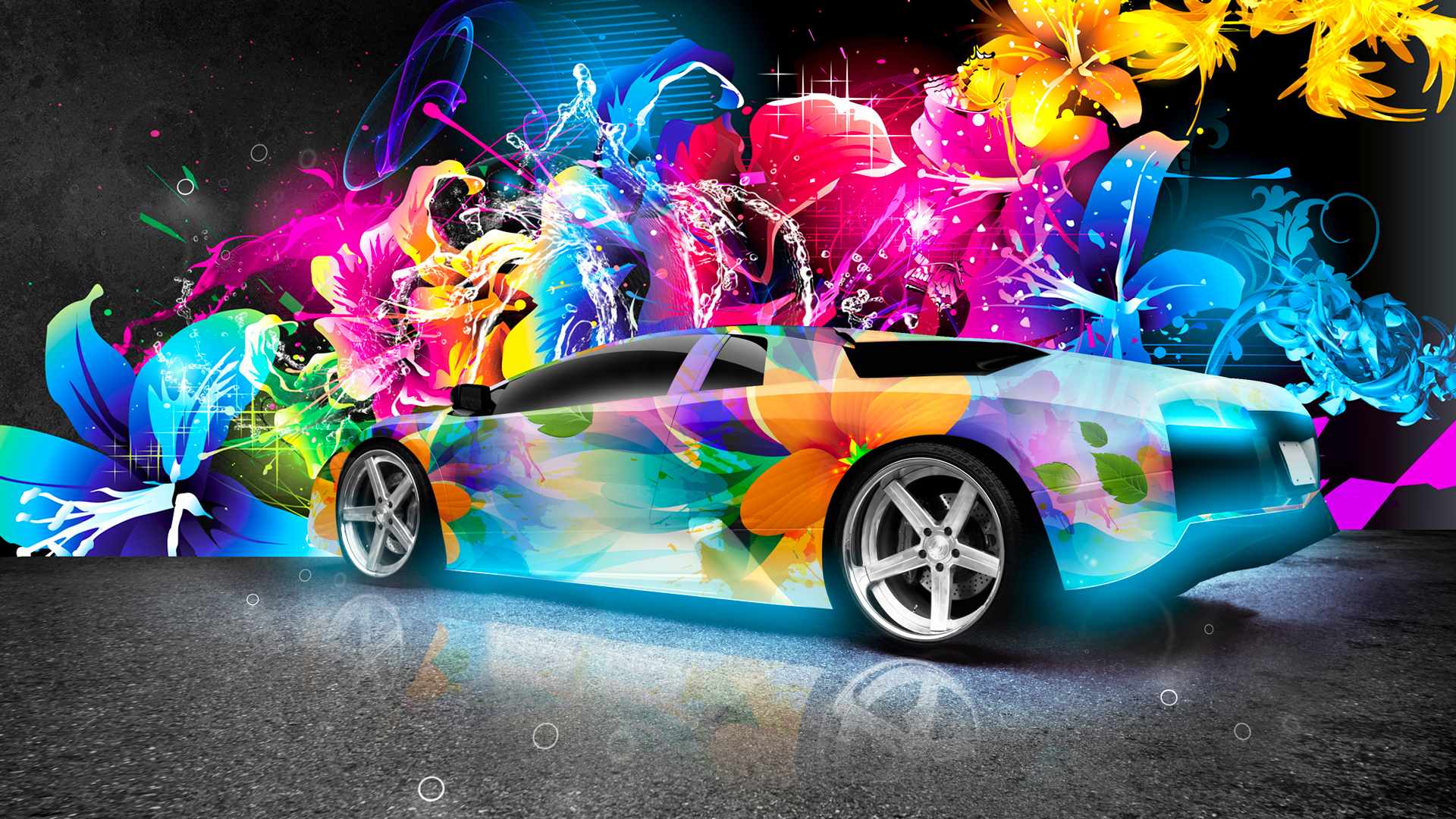 Rainbow Lamborghini Wallpapers