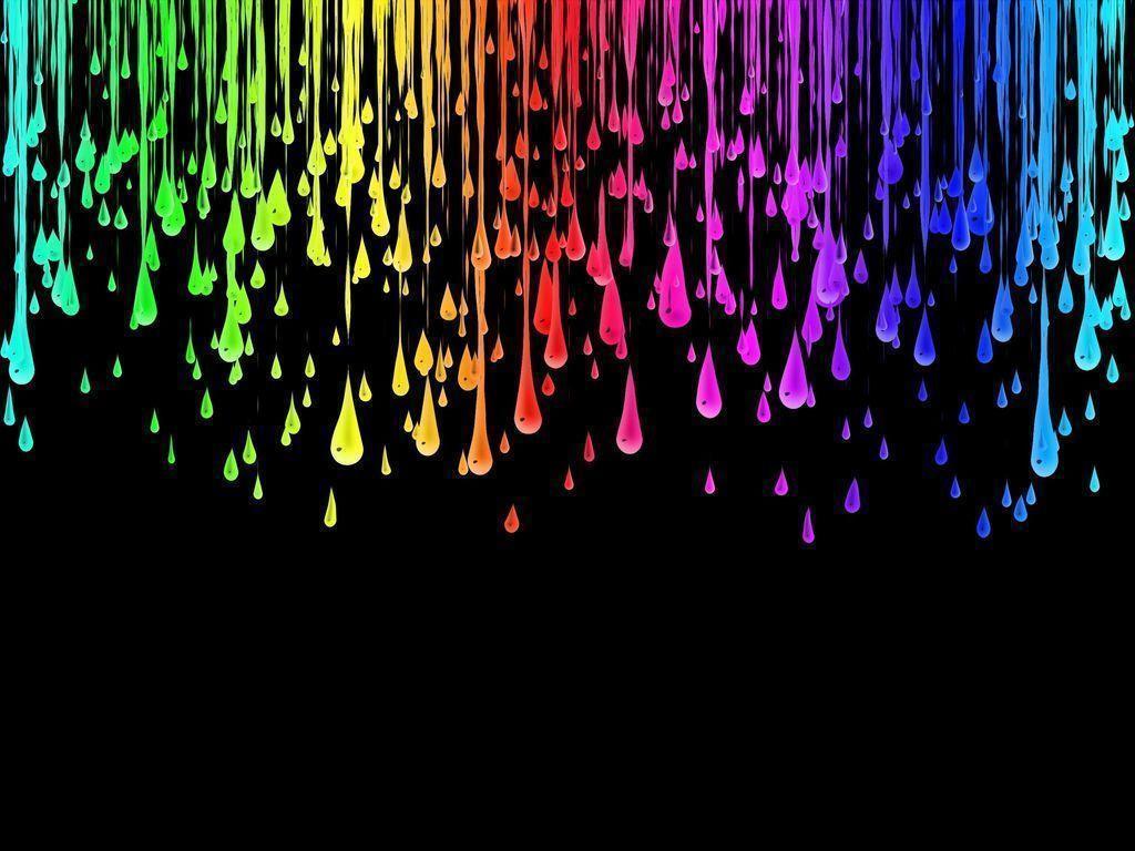 Rainbow Splatter Wallpapers