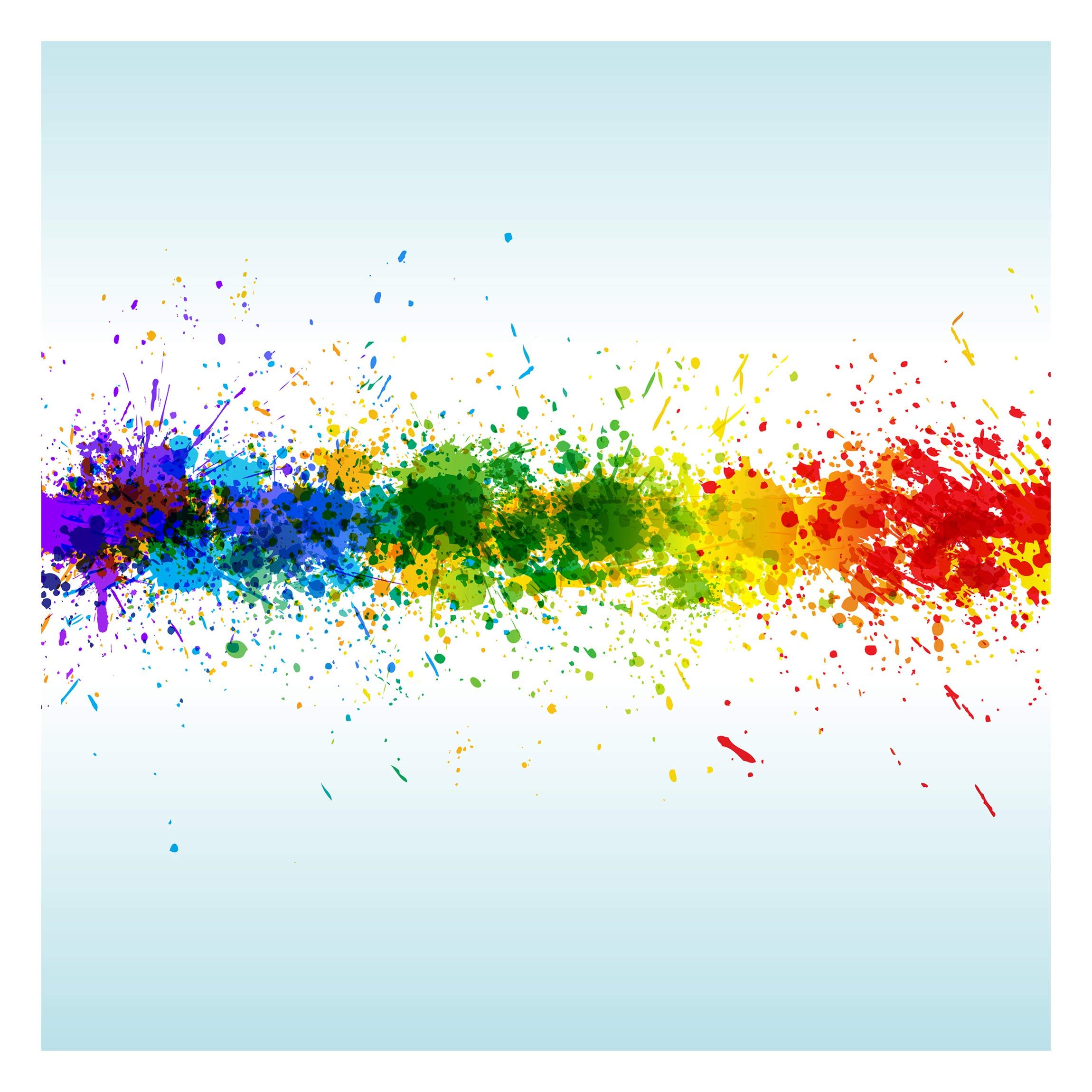 Rainbow Splatter Wallpapers