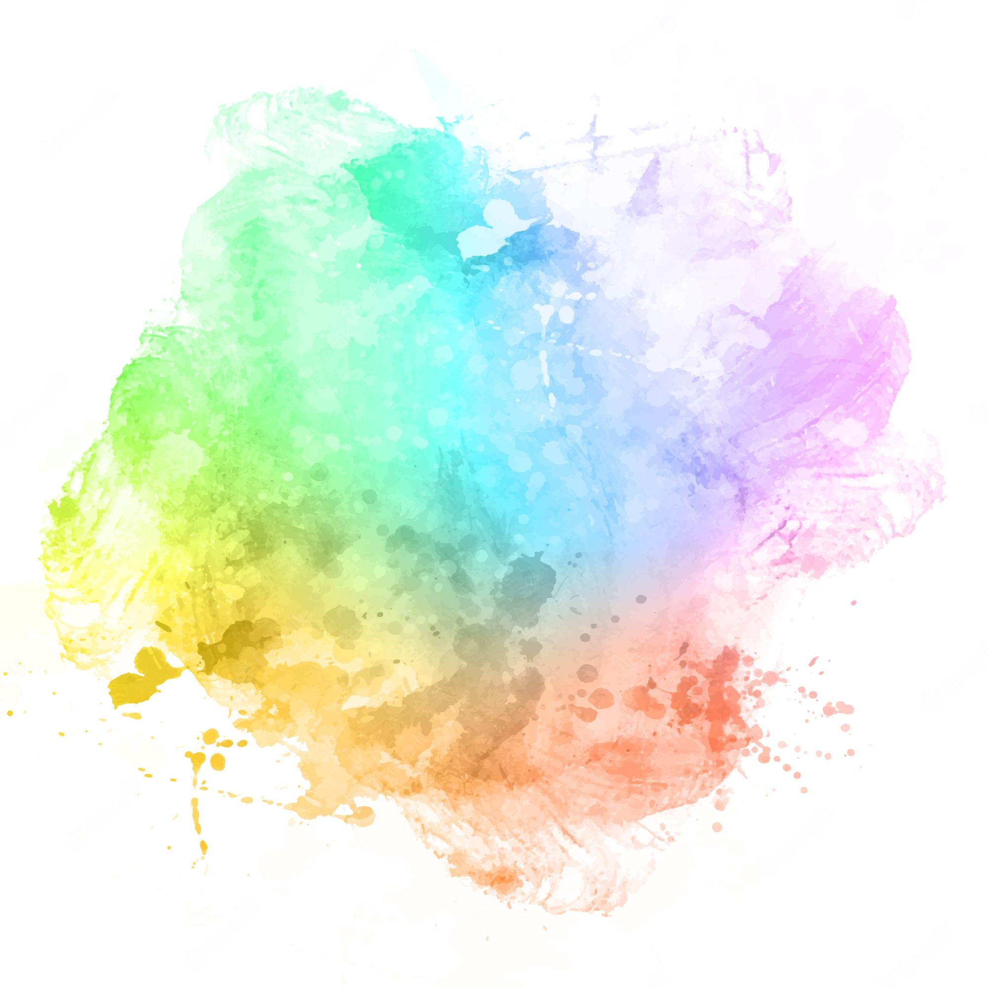 Rainbow Splatter Wallpapers