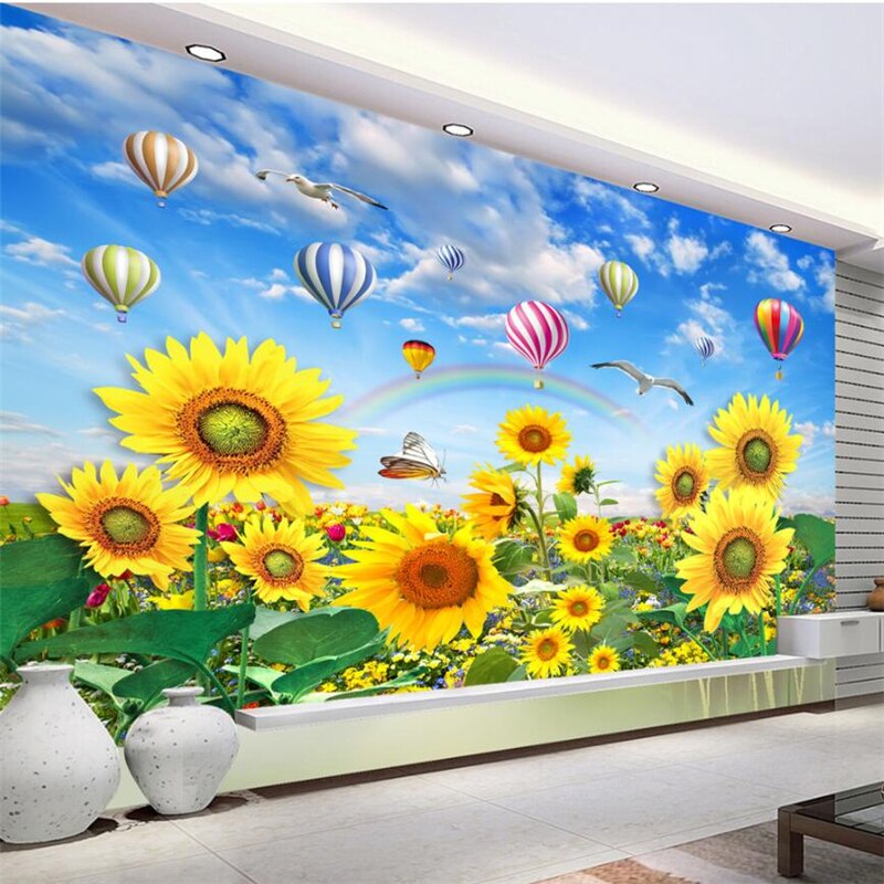 Rainbow Sunflower Wallpapers