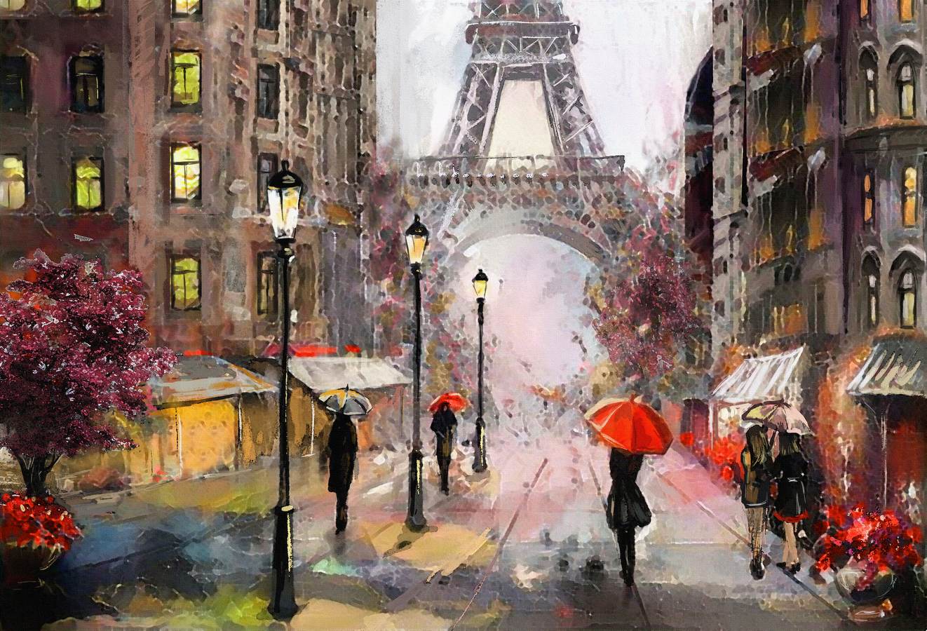 Rainy Paris Live Wallpapers