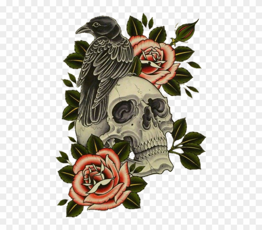 Raven And Rose Tattoo Wallpapers