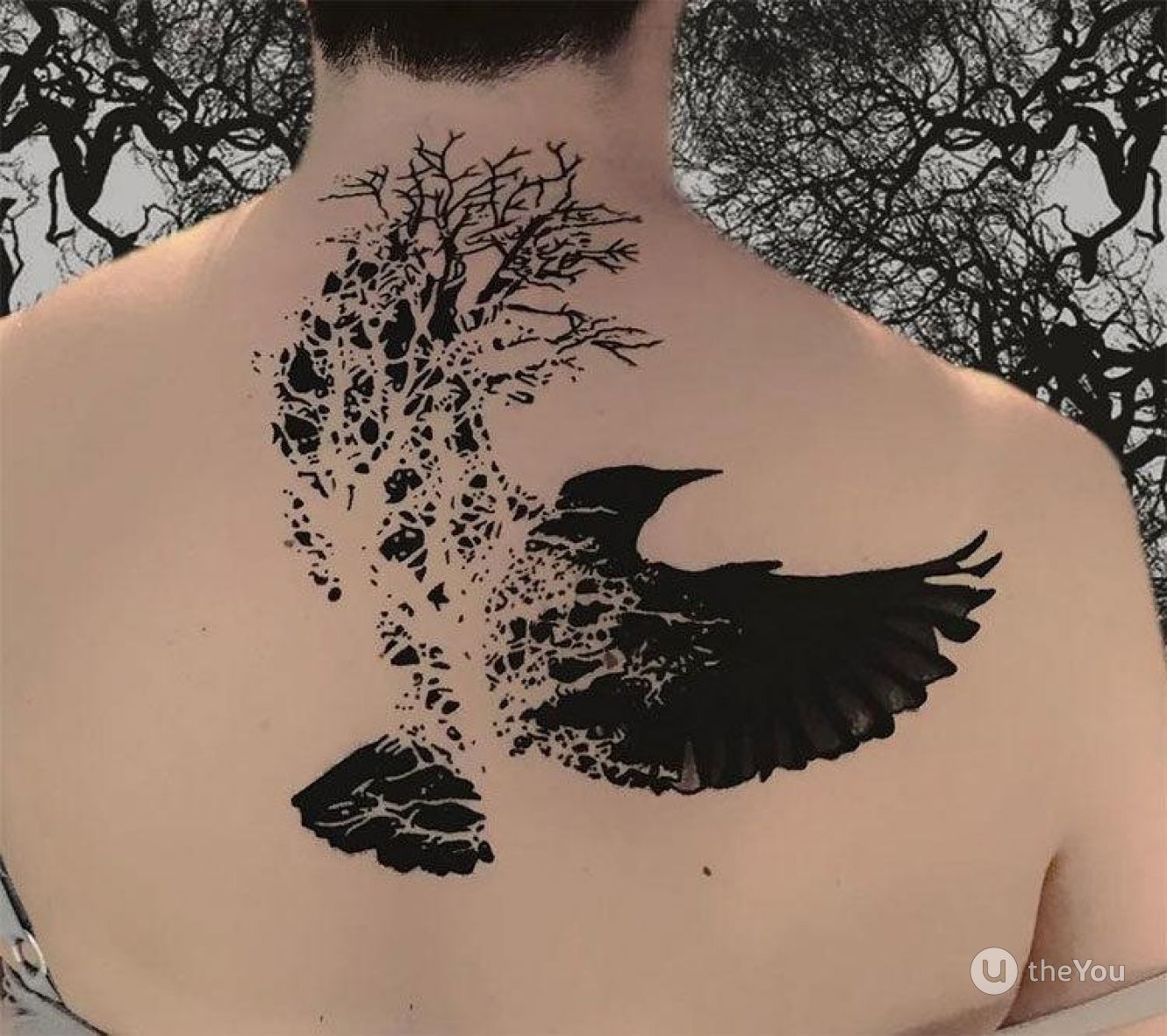 Raven And Rose Tattoo Wallpapers