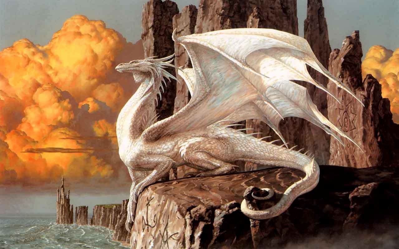 Realistic Beautiful Dragons Wallpapers