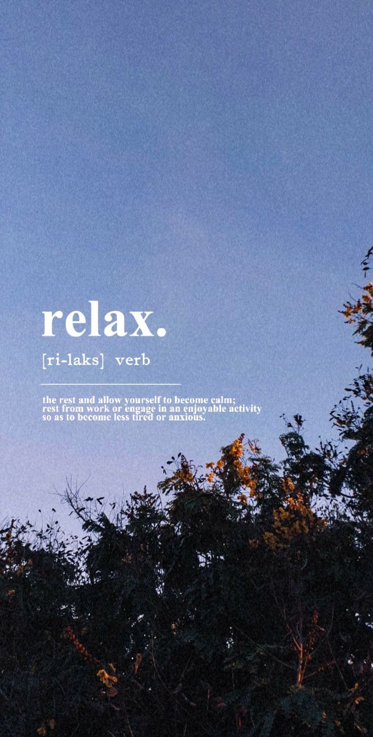 Relax Aesthetic Wallpapers