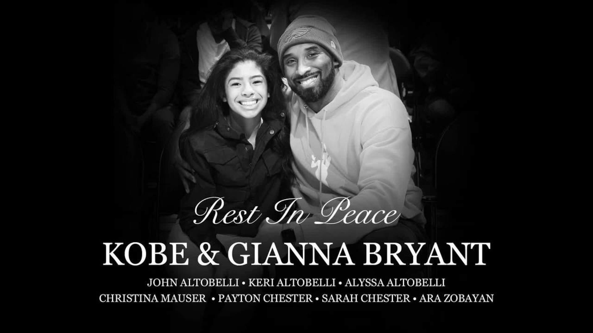 Rest In Peace Kobe And Gigi Wallpapers