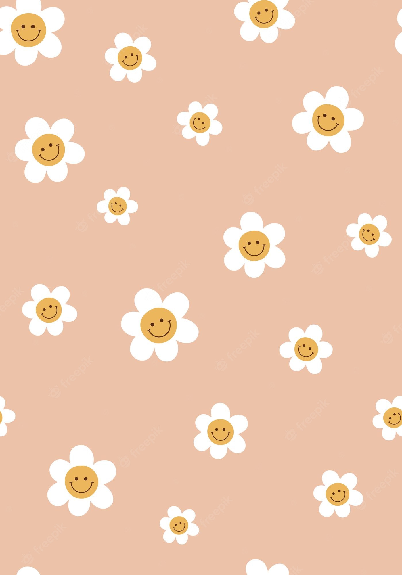 Retro Daisy Wallpapers