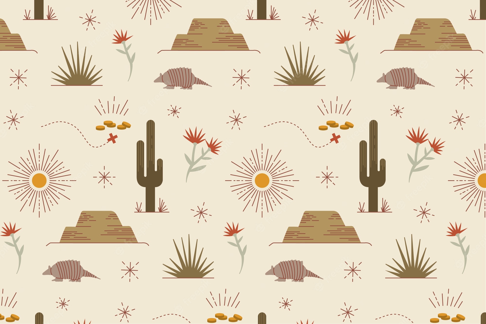 Retro Vintage Style Vintage Western Aesthetic Wallpapers