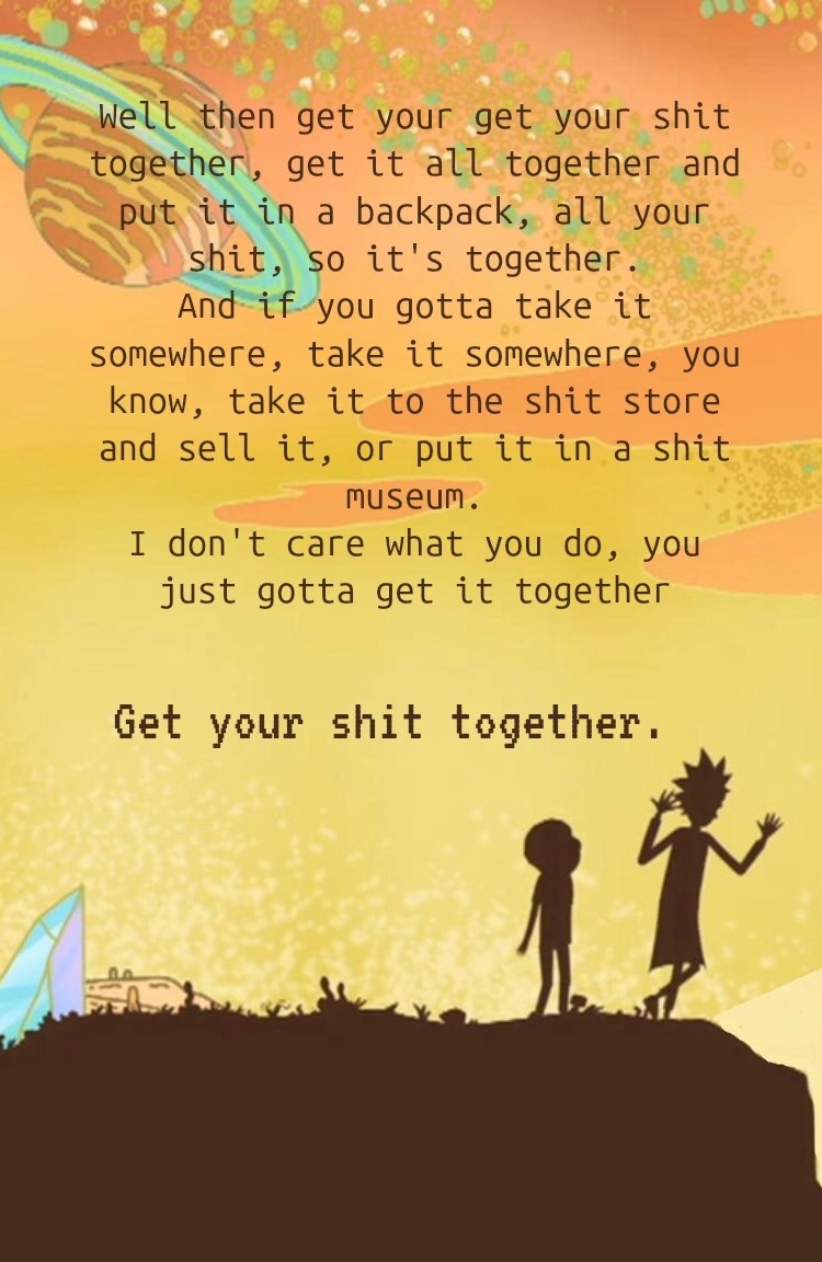 Rick And Morty Quote Wallpapers