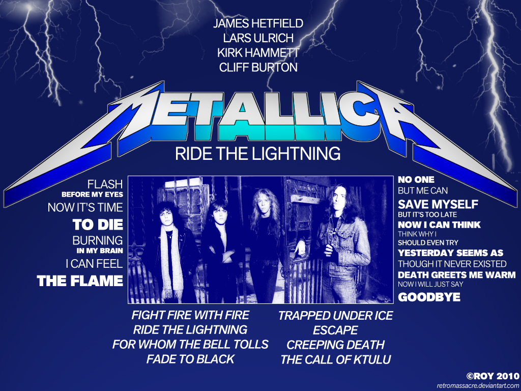 Ride The Lightning Wallpapers