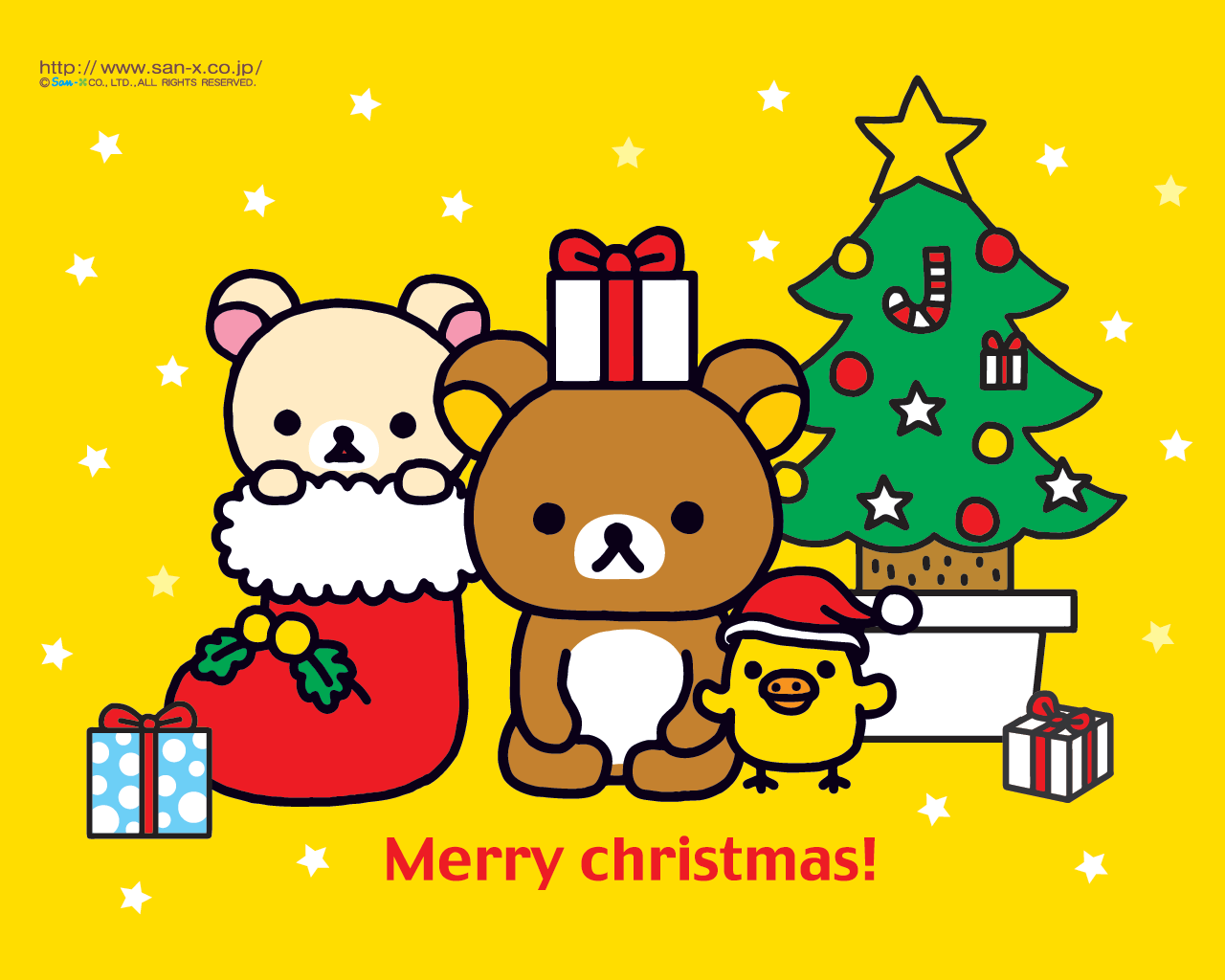 Rilakkuma Christmas Wallpapers