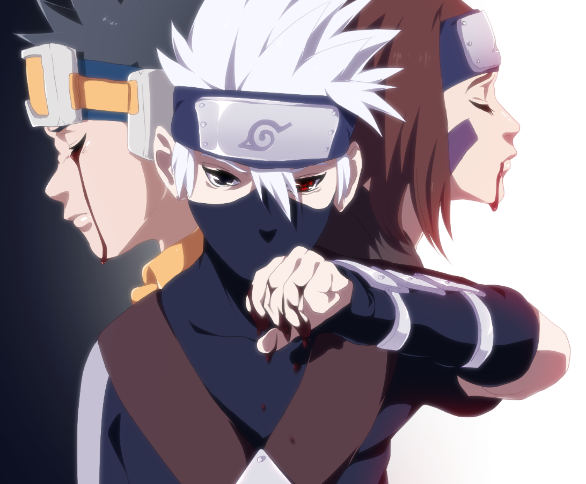 Rin Kakashi Obito Wallpapers