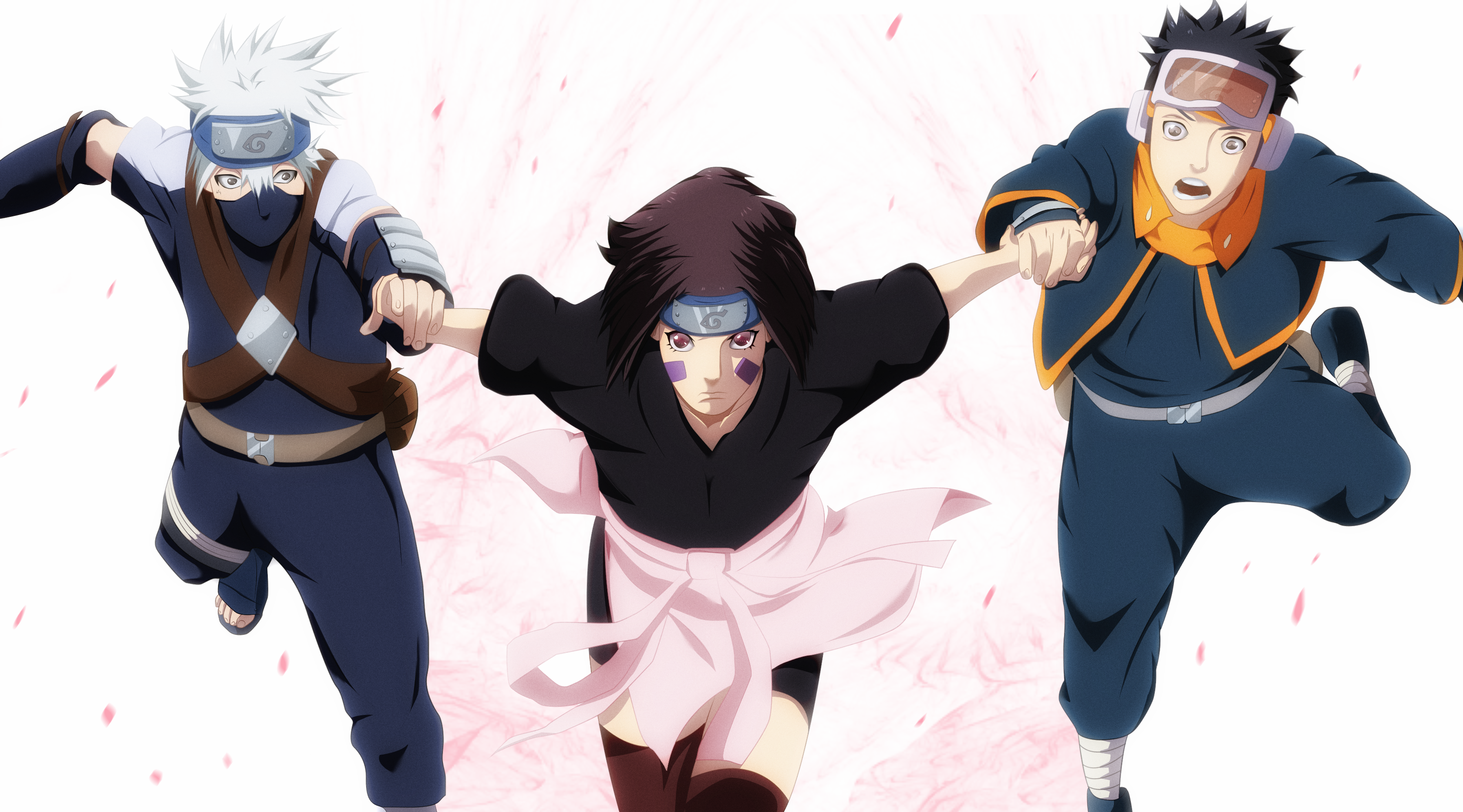 Rin Kakashi Obito Wallpapers