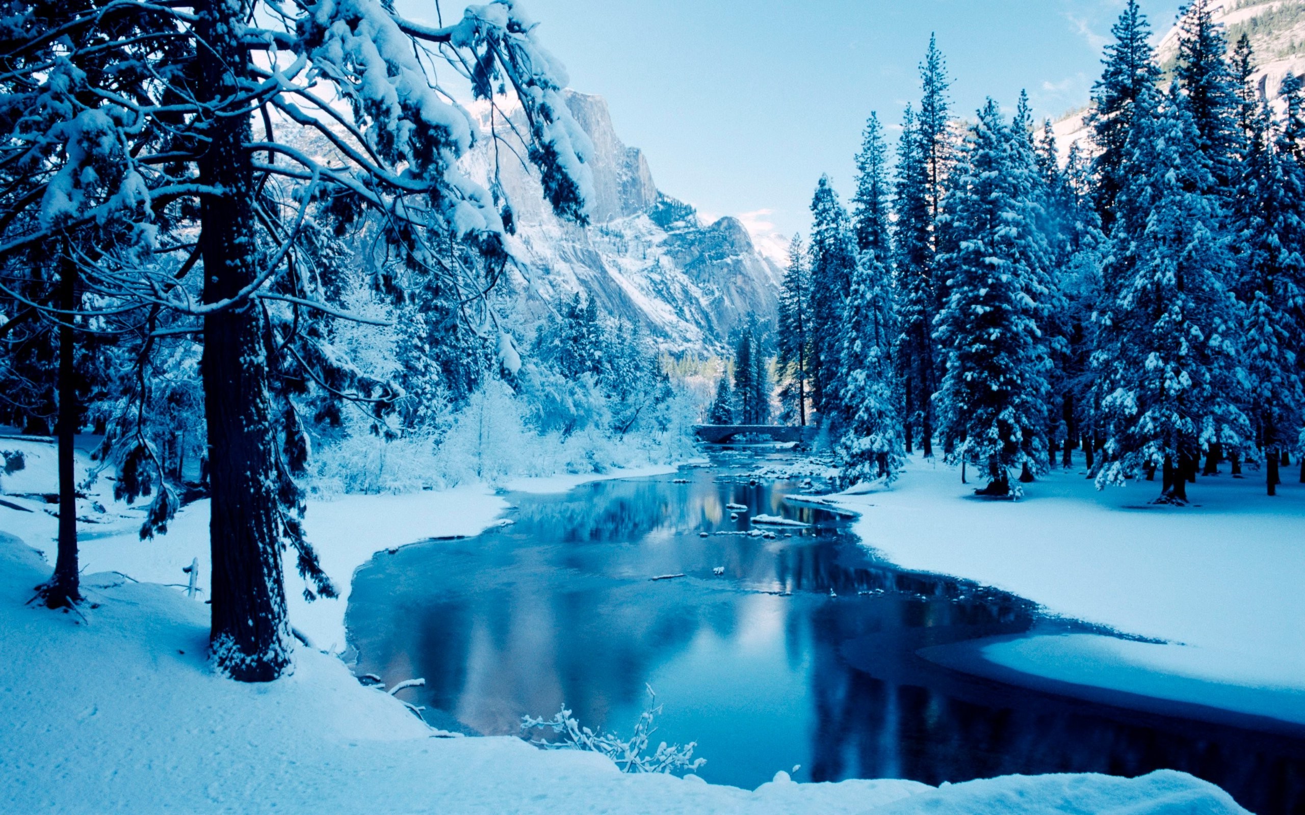 Rivers In Winter Wallpapers