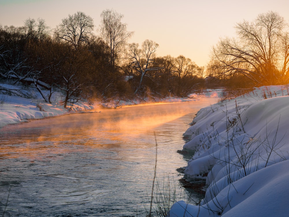 Rivers In Winter Wallpapers