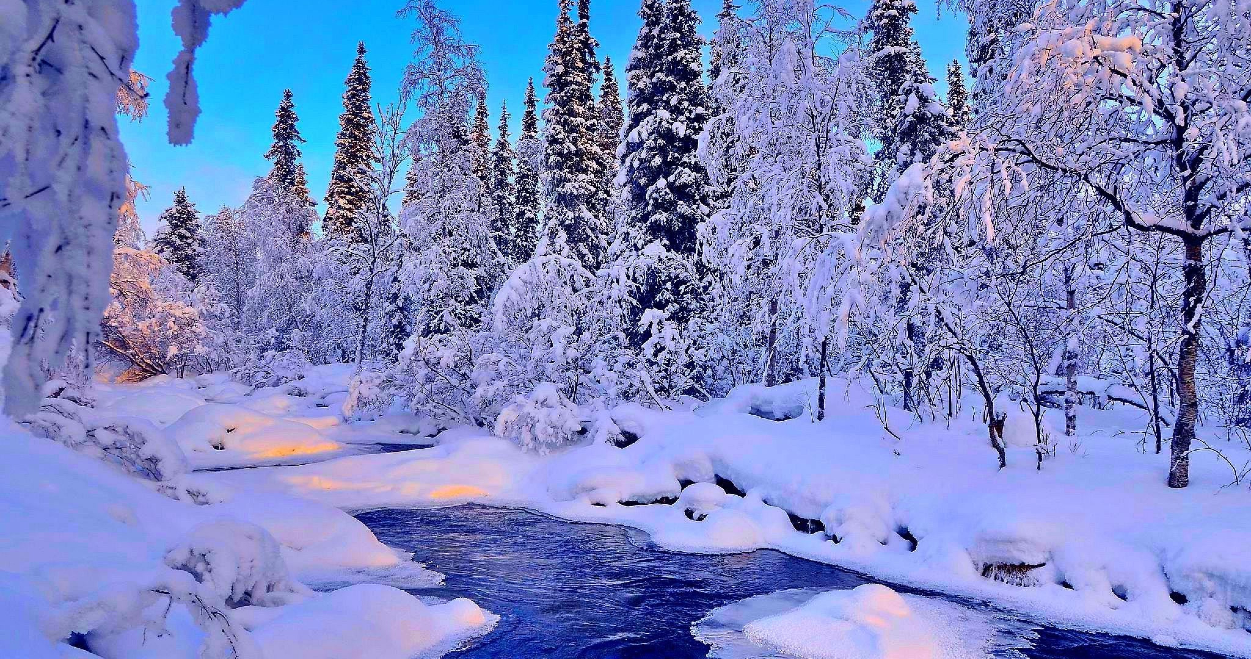 Rivers In Winter Wallpapers