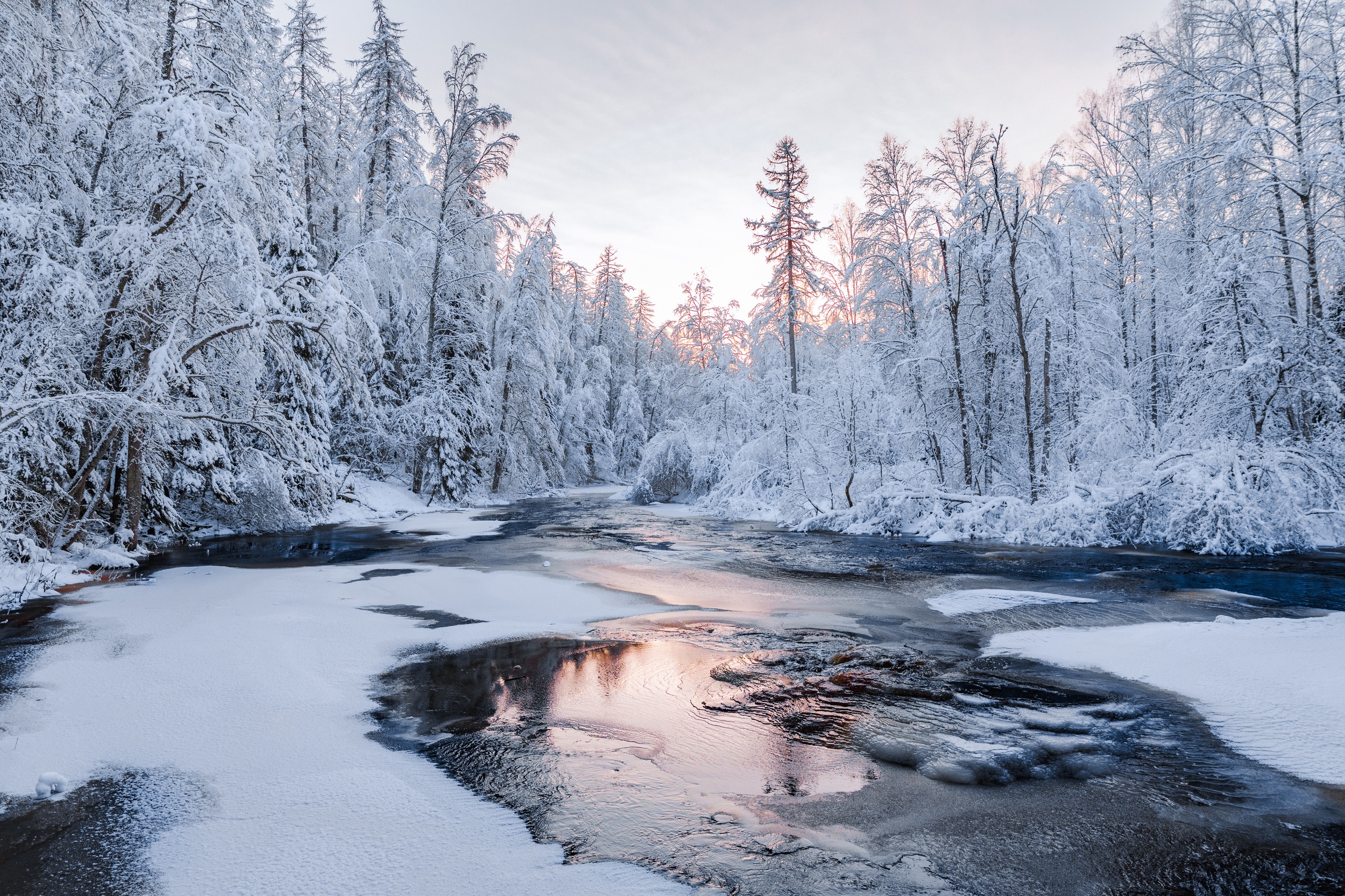 Rivers In Winter Wallpapers